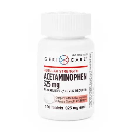 Acetaminophen 325 mg Tablet, 100/Ea